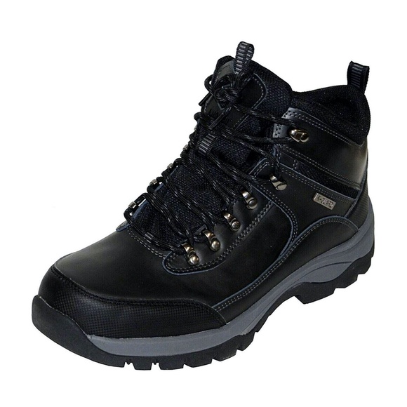 Khombu Men Waterproof Hiking Boots SUMMIT BLACK 8 - Picture 1 of 4